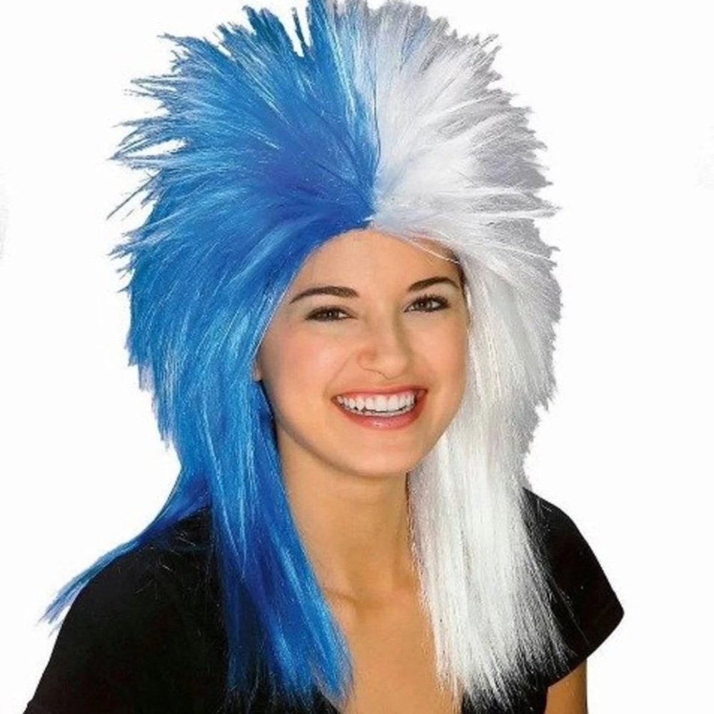 Fanatic sports wig punk Halloween party